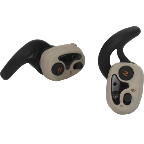 Radians VX-NANO40 Vertex Nano Electronic Earbuds Wireless, Tan, 1 Pack