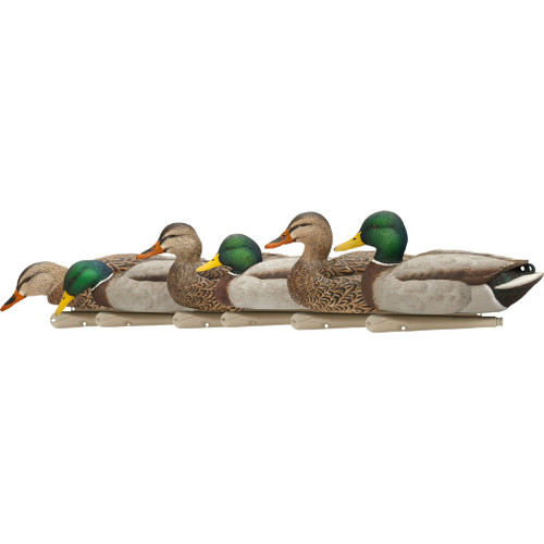 Avian-X AVX-AVX8076 Top Flight Duck Decoys Fusion Mallards, Brown, 6 Pack
