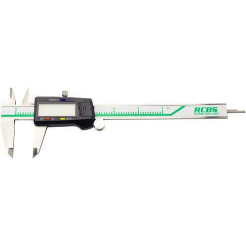 RCBS 87323 Electronic Digital Calipers, 0-6 Inches, Green