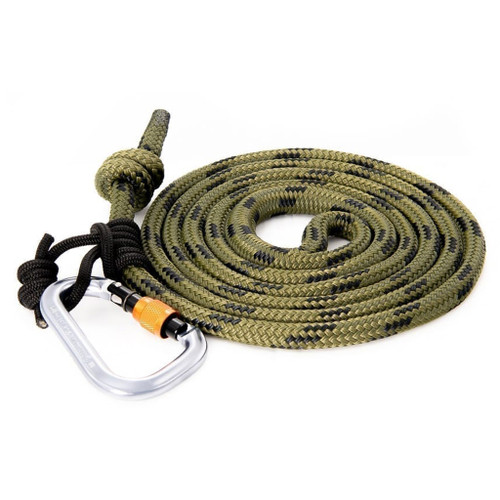 Tethrd LR2 Linemans Belt Kit, 11mm Rope with 2 Carabiners, Green