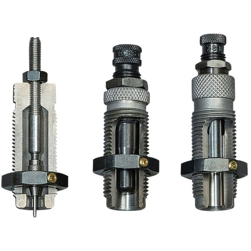 RCBS 28304 3-Die Taper Crimp Set 360 Buckhammer, Stainless