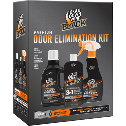 Dead Down Wind 207022 Black Premium Kit, Black, 3 Piece