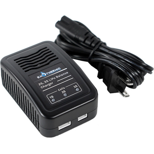 Exothermic CHARGER Replacement Battery Charger, Black