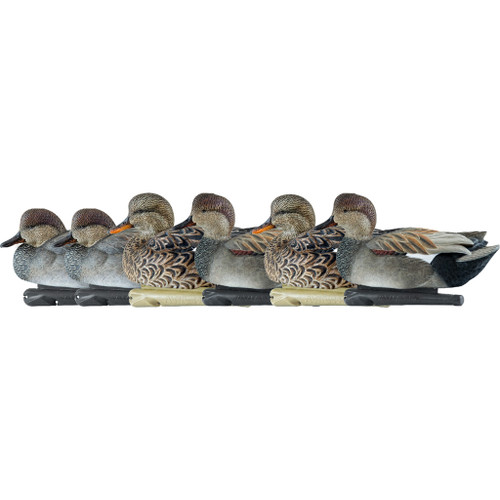 Avian-X AVX-AVX8085 Top Flight Gadwall Duck Decoys, Brown, 6 Pack