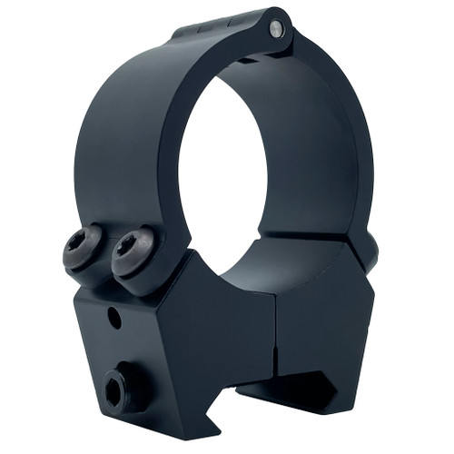 VersaRing S30 Universal Scope Rings 30mm, Hinge, Black