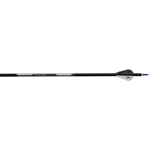 G5 Outdoors M244400F Mark 244 Arrows, 400 Spine, 2 Inches, Blazers Black, 6 Pack