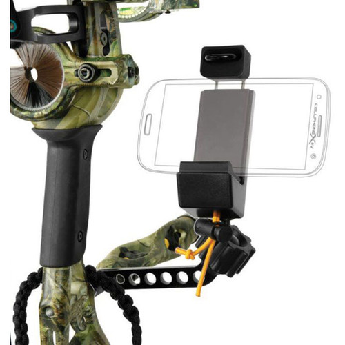 Muddy Outdoors MUD-MCA080 Bow Camera Phone Holder, Black