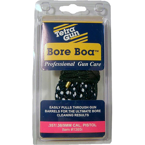 Tetra Gun 1385i Bore Boa Bore Cleaning Pistol Rope, .357/.38/9mm, Black