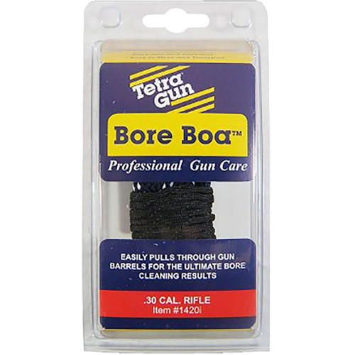 Tetra Gun 1420i Bore Boa Bore Cleaning Rifle Rope, .30 Caliber, Black