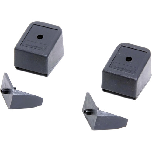 ProMag PM050 Magazine Extension Fits Glock 9mm Plus 2/.40 S&W Plus 1, Black, 2 Pack