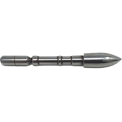 Victory ACVPTXS100-12 VAP Glue-In Bullet Point, 80-100 Grain, Silver, 12 Pack