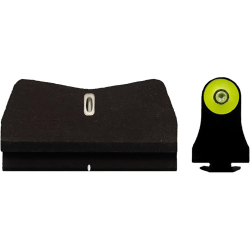 XS Sights GL-0016P-5Y DXT2 Big Dot Pistol Suppressor Sights, Glock 20/21/29/30/37/41, Yellow
