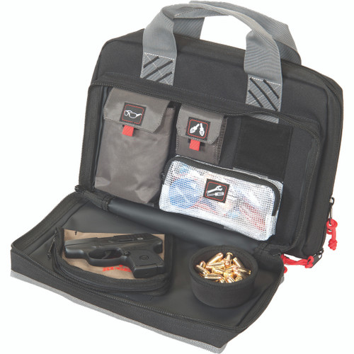 GPS GPS-1310PC Quad Pistol Range Bag, Black
