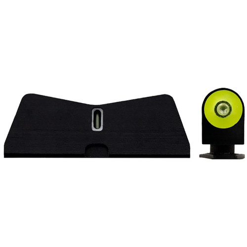 XS Sights GL-0010S-5Y DXT2 Big Dot Pistol Sights, Glock 20/21/29/30/37/41, Yellow