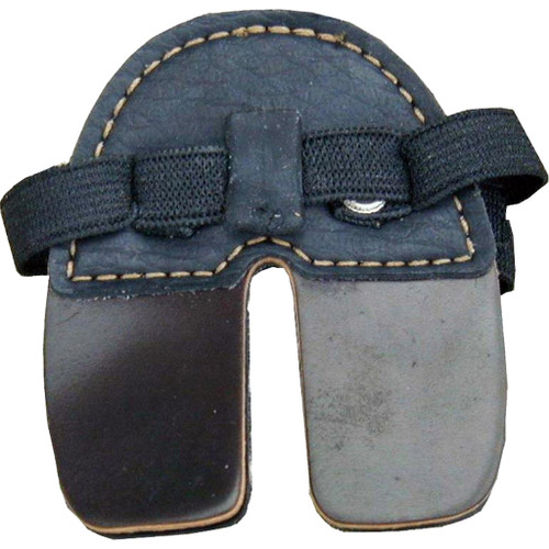Bateman S2CL Bubba 2 Finger Split Cordovan Tab, Rubber Back, Brown, Large, Right/Left Hand
