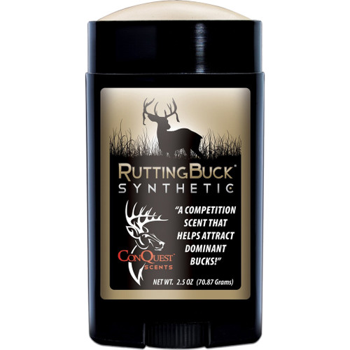 ConQuest Scents 160430 Synthetic EverCalm Scent Stick Rutting Buck, 2.5 Ounce, Black