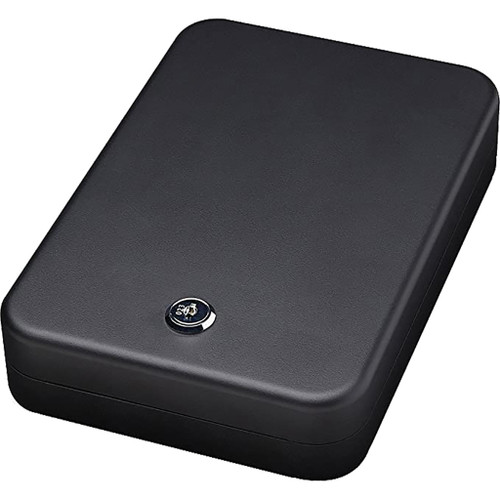 Bulldog Cases BD1121 Personal Vault with Key Lock 9 x 6.5 x 2 Inches, Black