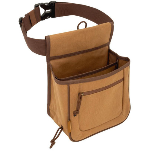 Allen Company 8332 Rival Double Compartment Shell Bag with Middle Divider, Brown