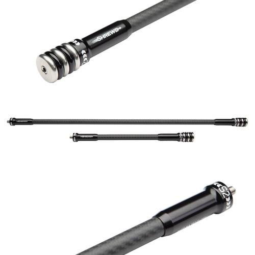 Shrewd Archery SMSS208 S2 Stabilizer, 8 Inches, Matte Black