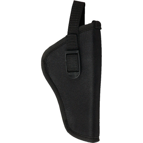 Bulldog Cases DLX-14 Pit Bull Hip Holster Revolvers, 5 to 6.5 Inches Barrel, Right Hand, Black