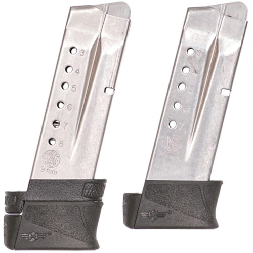 XTech Tactical XT3015601 MTX Magazine Extension, M&P Shield, 9mm, Black, +2 Round .40 S&W +1 Round