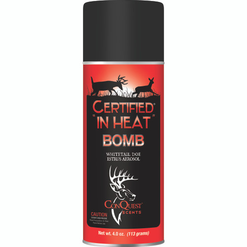 ConQuest Scents 160355 Scent Bomb Certified in Heat, 4 Ounce, Black