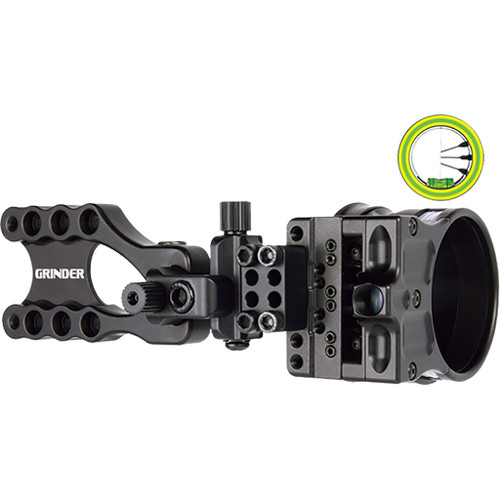 Spot Hogg GR3LH19MRT Grinder MRT Sight, 3 Pin, .019, Black, Left Hand