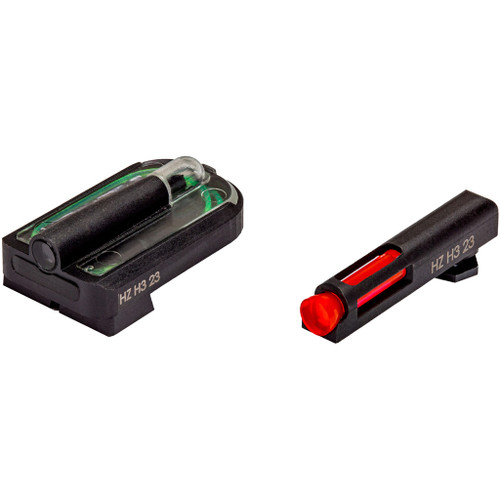 Hiviz GLMFD21 FASTDOT H3 Handgun Sight Glock MOS 9mm/40S&W/357 Sig Red/Green, Red