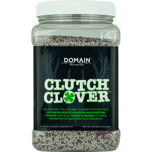 Domain CCFP225 Clutch Clover Seed 1/4 Acre, Green