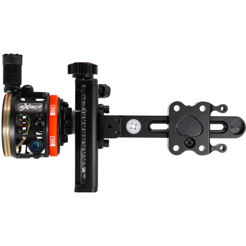 B3 Archery EXCT-CPHT-RH Exact Competition Hunter Sight, 4 Pin, .019, Black, Right Hand