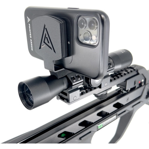 Painted Arrow MAGX-001K Max Pro X Magnetic Phone Mount for Crossbows, Black