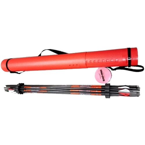 Black Eagle 1781 Arrow Tube for Crossbow and Vertical Bow Arrows, 24.5 to 38.5 Inches, Red