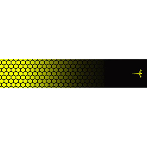 White Water Archery WWA1017/YL Honeycomb Fade Arrow Wraps Fade, 5 Inches x 1.125 Inches, Fade Yellow, 15 Pack