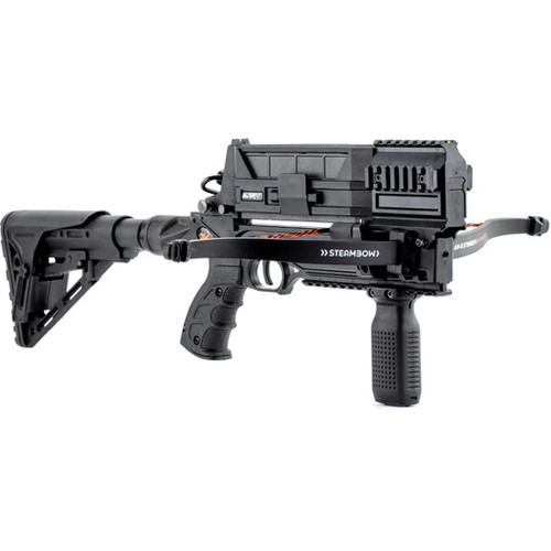 Steambow 708 M10 Tactical Crossbow, 75 lbs, Black, 10 Round
