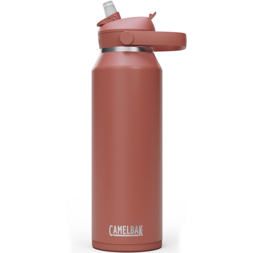 CamelBak 3089601012 Thrive™ Flip Straw 40oz Bottle, Insulated Stainless Steel, Sierra Red