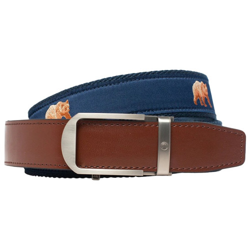 Nexbelt PCM5716 Grizzly Navy Outdoor Ribbon Ratchet Belt 1.38" [35mm]
