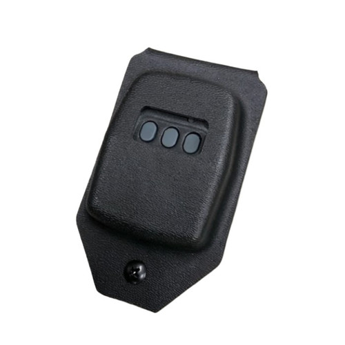 Zero9 Holsters 3001 Remote Case for Ace K9 Three Button Remote, Black, Plain, MOLLE Loks