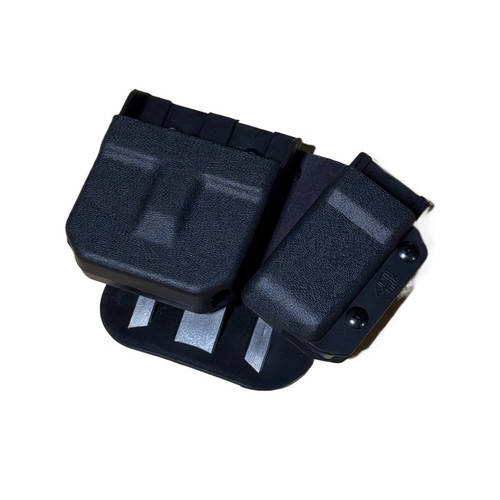 Zero9 Holsters 6008 Admin Style Combo Kit for Standard Handcuff/Single .45 Pistol Magazine, Black