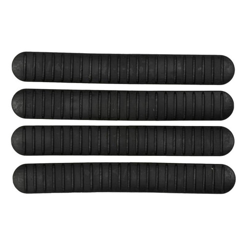 B5 Systems M-LOK Rail Covers for M-LOK Rails, Matte Finish, 4 Pack
