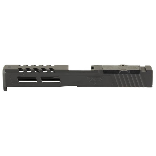Zaffiri Precision ZPS.2.17.BLK Stripped Slide, 9MM, Glock 17 Gen3, RMR Footprint, Cerakote Finish, Armor Black