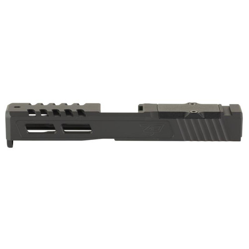 Zaffiri Precision ZPS.2.19.BLK Stripped Slide, 9MM, Glock 19 Gen3, RMR Footprint, Cerakote Finish, Armor Black