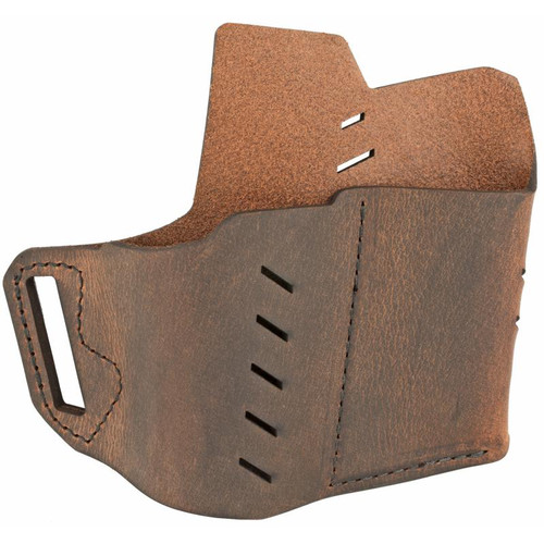 Versacarry 62102 Commander Series Belt Holster, 1911 Style Pistols, Water Buffalo Leather, Distressed Brown, Right Hand