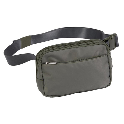 US PeaceKeeper P27106 Suburban Sidekick Fanny Pack, 8.25 x 5.5 x 2.25 Inches, RPET Polyester, Smokey Green Gray