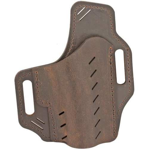 Versacarry G3BRN Guardian Series Water Buffalo Belt Holster, Sub-Compact Handguns, 4 Inches, Distressed Brown Leather, Right Hand