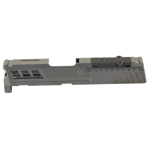True Precision TP-SHCS-BC-RMS Axiom Slide for Springfield Armory Hellcat, RMS Optic Cut and Cover Plate, DLC Finish, Black