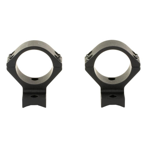 Talley Manufacturing 740719 Light Weight Ring/Base Combo for Savage with Round Receiver, 8-40 Screws, 30mm Medium, Matte Finish, Black