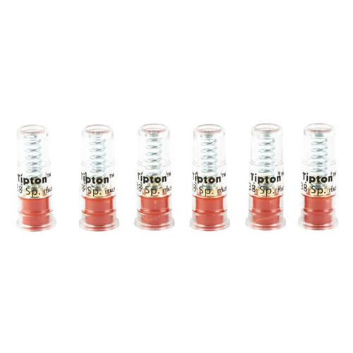 Tipton 321398 Snap Caps, 38 Special/357 Magnum, Translucent Red, 6 Pack