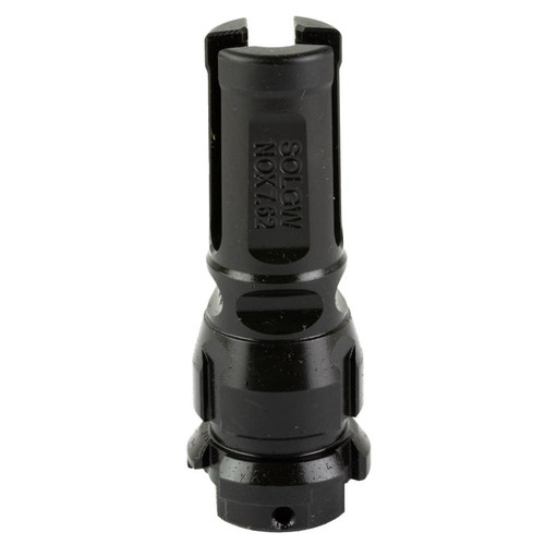 Sons of Liberty Gun Works NOX Flash Hider for 7.62mm/30 Caliber - Nitride Finish, Black, 5/8X24 Thread