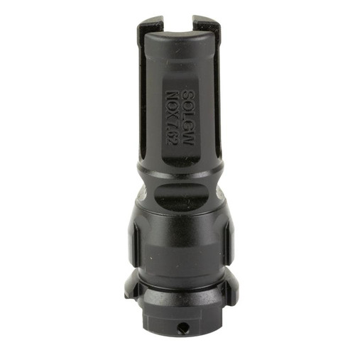 Sons of Liberty Gun Works NOX Flash Hider for AK - 7.62x39 Caliber, 14x1 LH Threads, Nitride Finish in Black