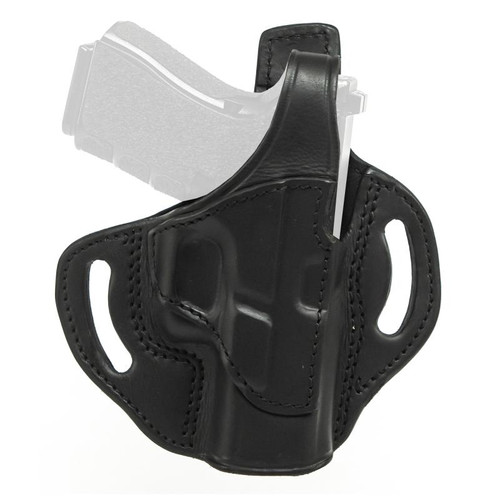 Tagua TX 1836 BH1 Standoff Belt Holster for Glock 17/22 - Right Hand, Black Leather